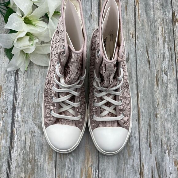 Chuck 70 De Luxe Heel Satin Hightop Boots Shoes Sneakers Size 7.5 - Picture 3 of 16